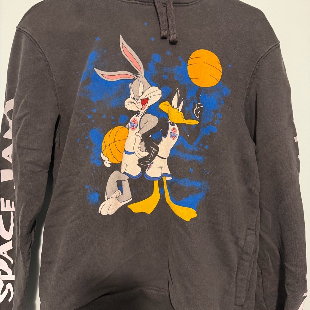 Space Jam Gray Hoodie